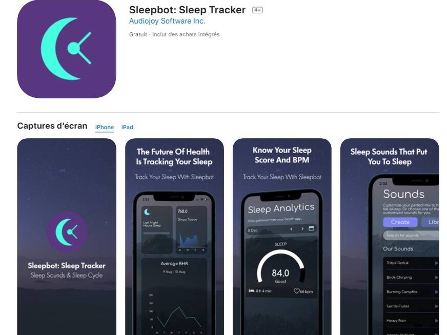 application sleepbot